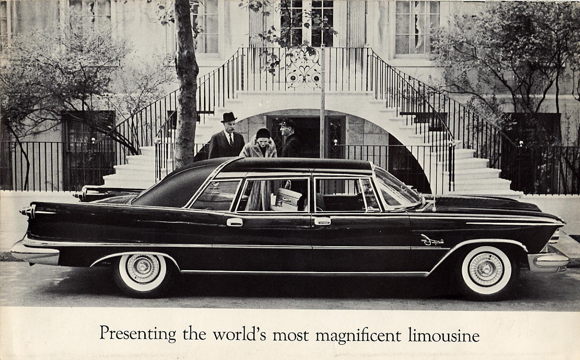 1958 Chrysler Imperial Ghia Limousine Brochure Page 4